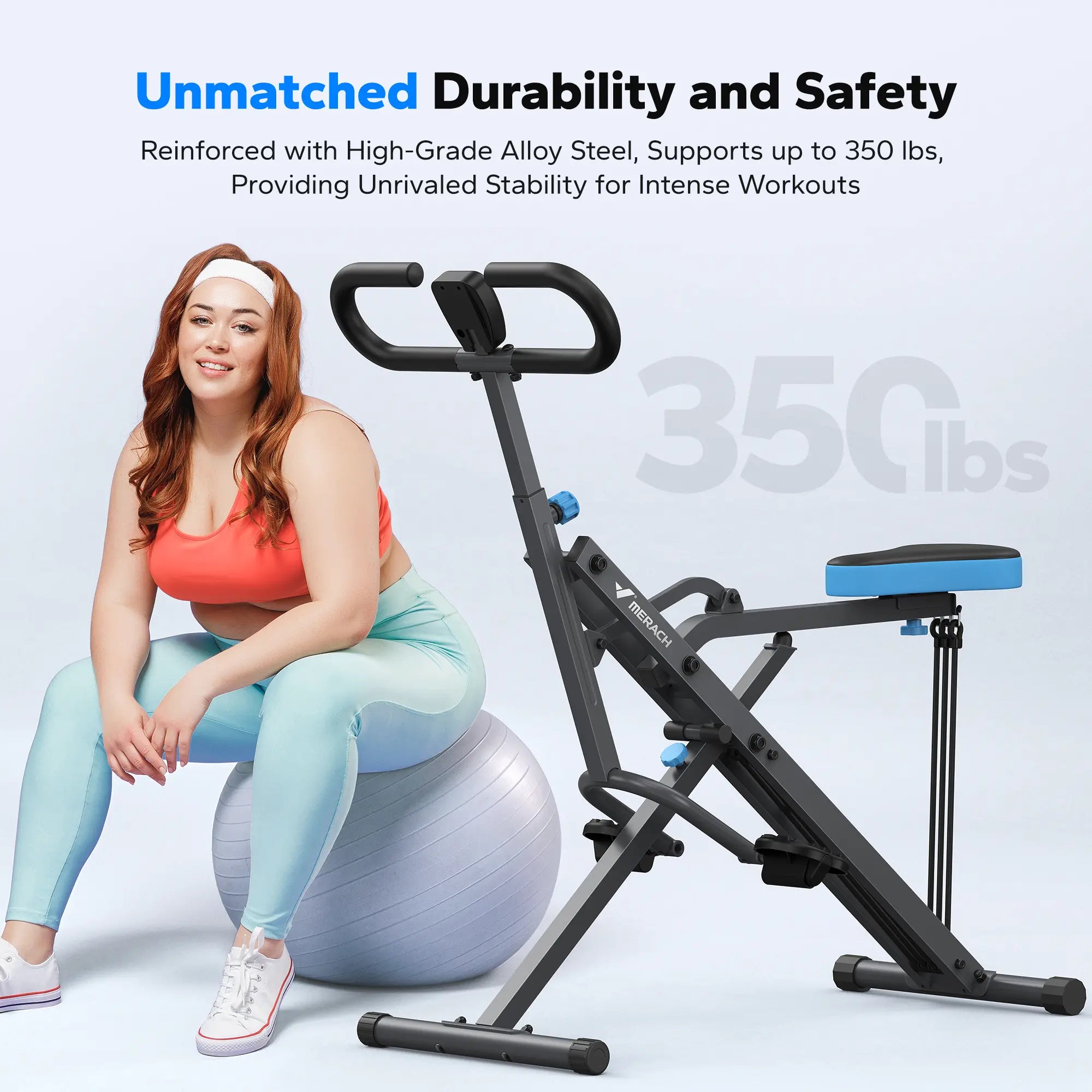 2‑in‑1 Squat Rowing Machine | Home Glute & Leg Trainer
