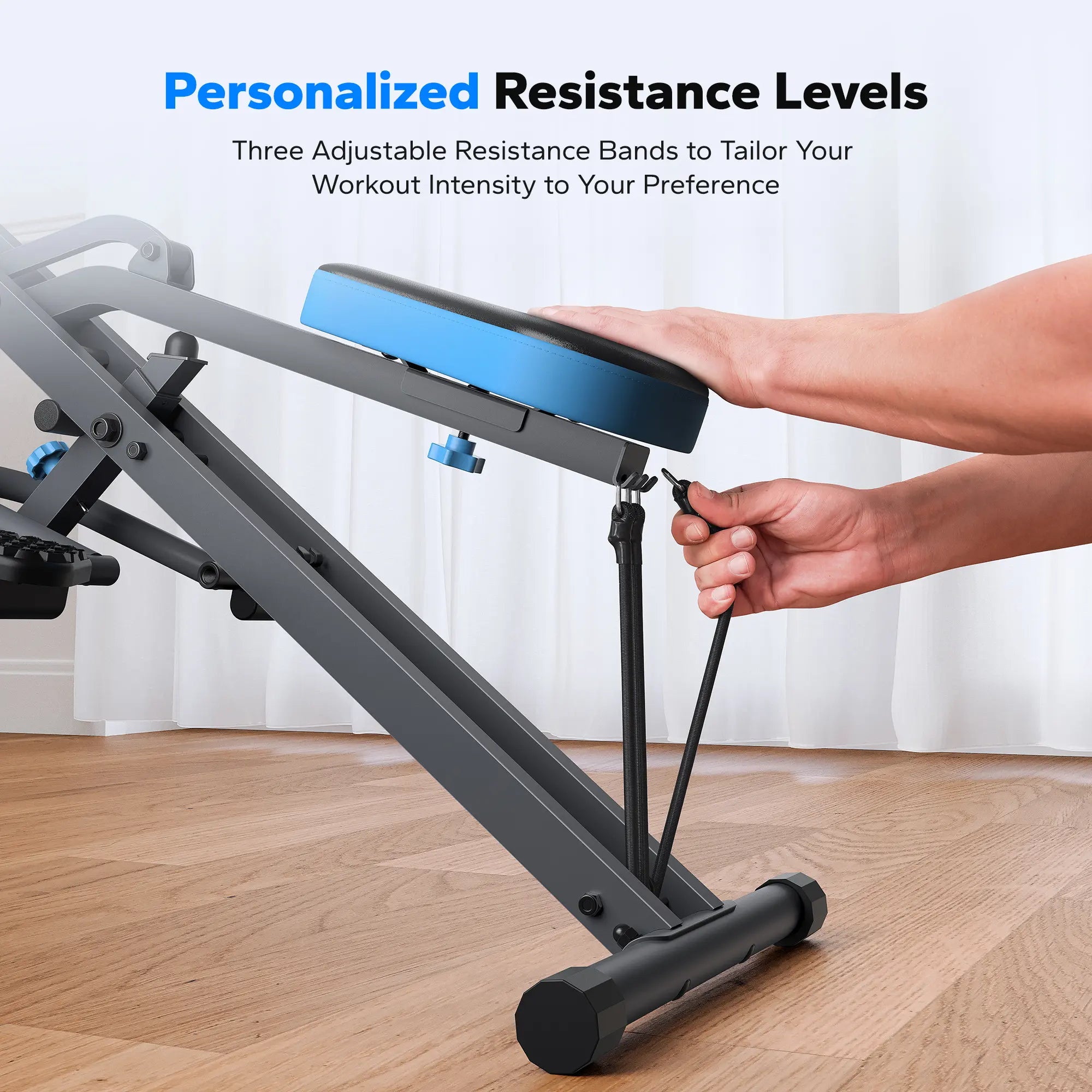2‑in‑1 Squat Rowing Machine | Home Glute & Leg Trainer