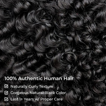 M‑Cap 9x6 Burmese Curly Wear Go Glueless Drawstring Human Hair Wig, 250% Density Pre‑Cut Lace for Beginners