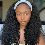 Burmese Curly Half Wig, InvisiFit Strap Human Hair Glueless Wig for Beginners