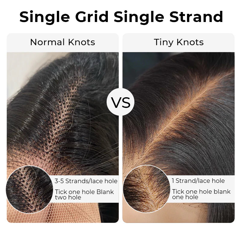 M‑Cap 9x6 Body Wave Wear Go Glueless Human Hair Wig, Pre‑Bleached Tiny Knots HD Lace