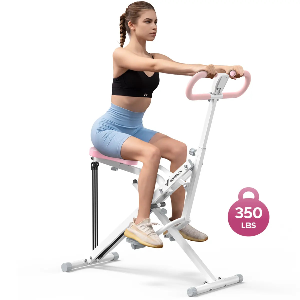 2‑in‑1 Squat Rowing Machine | Home Glute & Leg Trainer
