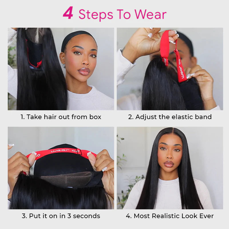 M‑Cap 9x6 Body Wave Wear Go Glueless Human Hair Wig, Pre‑Bleached Tiny Knots HD Lace